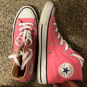 Pink High Top Converse